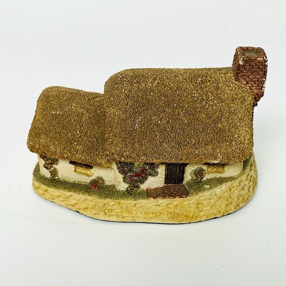 Vintage 1980 David Winter Rose Cottage Hand-Painted House Figurine Great Britain - Picture 6 of 12